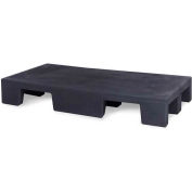 Palette de pont fermée empilable MasonWays™, 4 voies, 36"x 24 », capacité statique de 1000 lb, noir