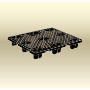 MasonWays™ HN 48486 STF Full Size Economy Nestable Plastic Pallet 48"W x 48"D x 6"H Black