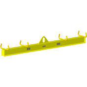 M&W 14' Spread Basket Lifting Beam, Jaune - 1000 Lb. Capacité