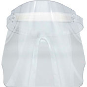 Disposable Full Face Shield, Foam Cushion; 11.75"W x 9.75"H - Pkg Qty 50