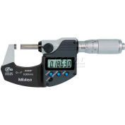 Mitutoyo 293-348-30 Digimatic 0-1"/25.4MM IP65 Digital Micrometer W/Ratchet Friction Thimble