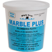 Black Swan Marble Plus Plombiers Mastic, 3 lb, qté par paquet : 6