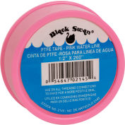 Black Swan PTFE Tape - Pink - Water Line, China - 1/2" X 260" - Pkg Qty 12