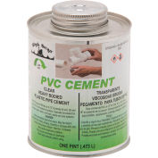 Black Swan PVC Cement (Clear) - Heavy Bodied, 1 Pt - Pkg Qty 12