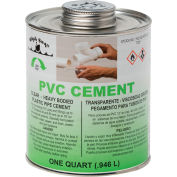 Ciment PVC Black Swan (transparent) - Corps lourd, 1 Qt, qté par paquet : 12