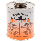 Ciment CPVC Black Swan (Orange) - Corps lourd, 1 Qt, qté par paquet : 12