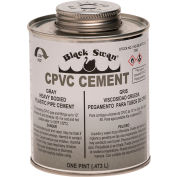 Black Swan CPVC Cement (Gray) - Heavy Bodied, 1 Pt - Pkg Qty 12
