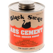Black Swan ABS Cement (Black) - Corps moyen, 1 Qt, qté par paquet : 12