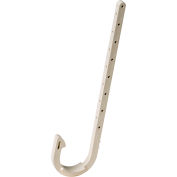 Black Swan DWV Plastic J-Hook - Ensaché, 1-1/2 » x 7 », qté par paquet : 6