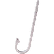 Black Swan DWV Plastic J-Hook - Ensaché, 2 » x 7 », qté par paquet : 6