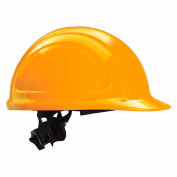 Honeywell North® Hard Hat, Front Brim, Type 1, Class E, Ratchet, Orange