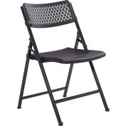 National Public Seating® Premium Polypropylene Folding Chair - Airflex Series - Pack of 4