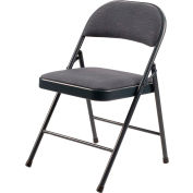 NPS® Commercialine Fabric Padded Folding Chair - Star Trail Blue - 900 Series - Pack of 4