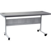 NPS® Table d'entraînement Flip-N-Store - Ardoise au charbon - 60" x 24"