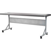 NPS® Table d'entraînement Flip-N-Store - Ardoise au charbon - 72" x 24"