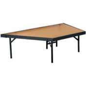 National Public Seating S3616HB Portable Stage with Hardboard - 96L x 36W x 16H