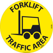 Global Industrial™ « Forklift Traffic Area » Panneau de plancher, 17 » Dia.