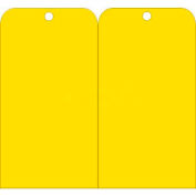NMC RPT156 Tags, Blank, 6" X 3", Yellow, 25/Pk