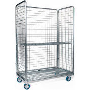 Nashville Front Open Wire Steel Cargo Cart, 1200 lb.Capacity, 48"L x 24"W x 70"H