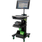 Newcastle Systems All-in-One NB Series PowerSwap Nucleus Lithium Mobile Workstation, 2 batteries