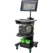 Newcastle Systems All-in-One NB Series PowerSwap Nucleus Lithium Mobile Workstation, 4 Battery Packs