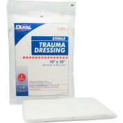 Pansement de traumatologie dukal, 10 » x 30 », 1/PK, 25 PK/Case