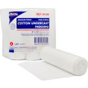 Rembourrage coulé en coton Dukal, finition régulière, 6 » x 4 verges, 6 rouleaux/sac, 6 sacs/étui