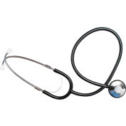 Tech-Med Stethoscope, Single Head, 22", Black