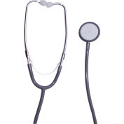 Tech-Med Stethoscope, Single Head, 22", Grey
