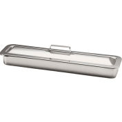 Tech-Med Instrument Tray, 17" x 4" x 2-1/8", Strap Handle on Lid, 30 Pcs