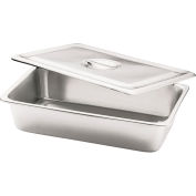 Tech-Med Instrument Tray Only, 12" x 8" x 2-1/2", Stainless Steel, 24 Pcs