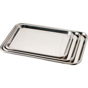 Tech-Med Flat Instrument Tray, 15-1/8" x 10-1/2" x 5/8", 48 Pcs