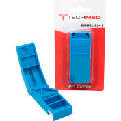 Tech-Med Pill Cutter, bleu, lame en acier inoxydable