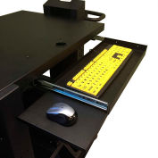 Newcastle Systems Heavy-Duty Keyboard and Mouse Tray For NB & PC Series Workstations