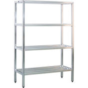 New Age - Aluminum Heavy Duty 4-Shelf Rack, 20"W x 72"H x 36"L