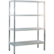 New Age - Aluminum Heavy Duty 4-Shelf Rack, 20"W x 72"H x 42"L