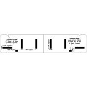 Newstripe Deluxe Hash Mark Football Field Stencil, 1/8 » Thick, PolyTough, Plastic, White