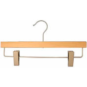 NAHANCO 21014RC Pant Hanger, 14"L x 1/2"W, Wood-Natural, Pkg Qty 100