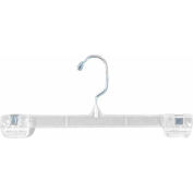 NAHANCO 9686-12 Skirt/Slack Hanger-Snap Grip W/Swivel Hook, 12"L, Break Resistant, Pkg Qty 200