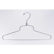 NAHANCO sld-18 Shirt/Dress Hanger, 18"L, Metal-Chrome, Pkg Qty 100
