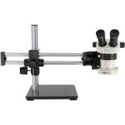 LX Microscopes by UNITRON Binocular Microscope, LED-ECO Ring, Dual Ball-Bearing Boom Stand, 7X-30X