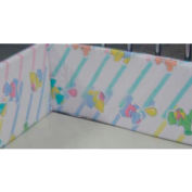 NK Medical Bumper Pad C42, 1" X 7" Foam, To Fit 30"W X 60"L Child Crib