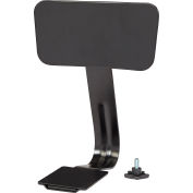 Steel Backrest for Interion® Shop Stools - Black