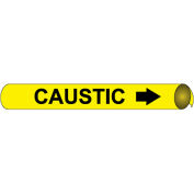 Precoiled and Strap-on Pipe Marker - Caustic