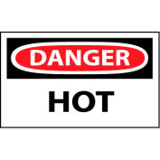 Machine Labels - Danger Hot