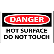 Machine à étiquettes - Danger Surface chaude ne pas toucher