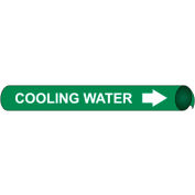 Precoiled and Strap-on Pipe Marker - Cooling Water