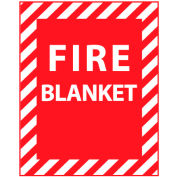 Fire Safety signe - couverture - plastique