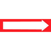 Sensible à la pression tuyau marqueur - Direction flèche rouge, paquet de 25