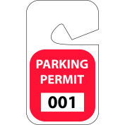 Stationnement permis - rouge Rearview 001 - 100